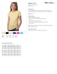 Next Level 6510 Youth Princess Poly Cotton Burnout Tee