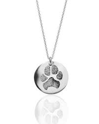 Double Sided Paw Prints Your Pet 39 S Actual Paw Print Personalized Pendant Necklace Pet Memorial Jewelry Personalized Pendant Necklace Personalized Pendant