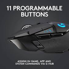 After installing this software, you will be able to change function key shortcuts, customize mouse buttons, and much more things. Buy Logitech G502 Lightspeed Wireless Gaming Mouse With Hero 25k Sensor Powerplay Compatible Tunable Weights And Lightsync Rgb Black Online In Taiwan B07l4bm851
