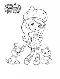 The strawberry shortcake coloring pages often feature her pet custard as well as her friends with their pets. Free Printable Strawberry Shortcake Coloring Pages For Kids Strawberry Shortcake Coloring Pages Coloring Books Coloring Pages