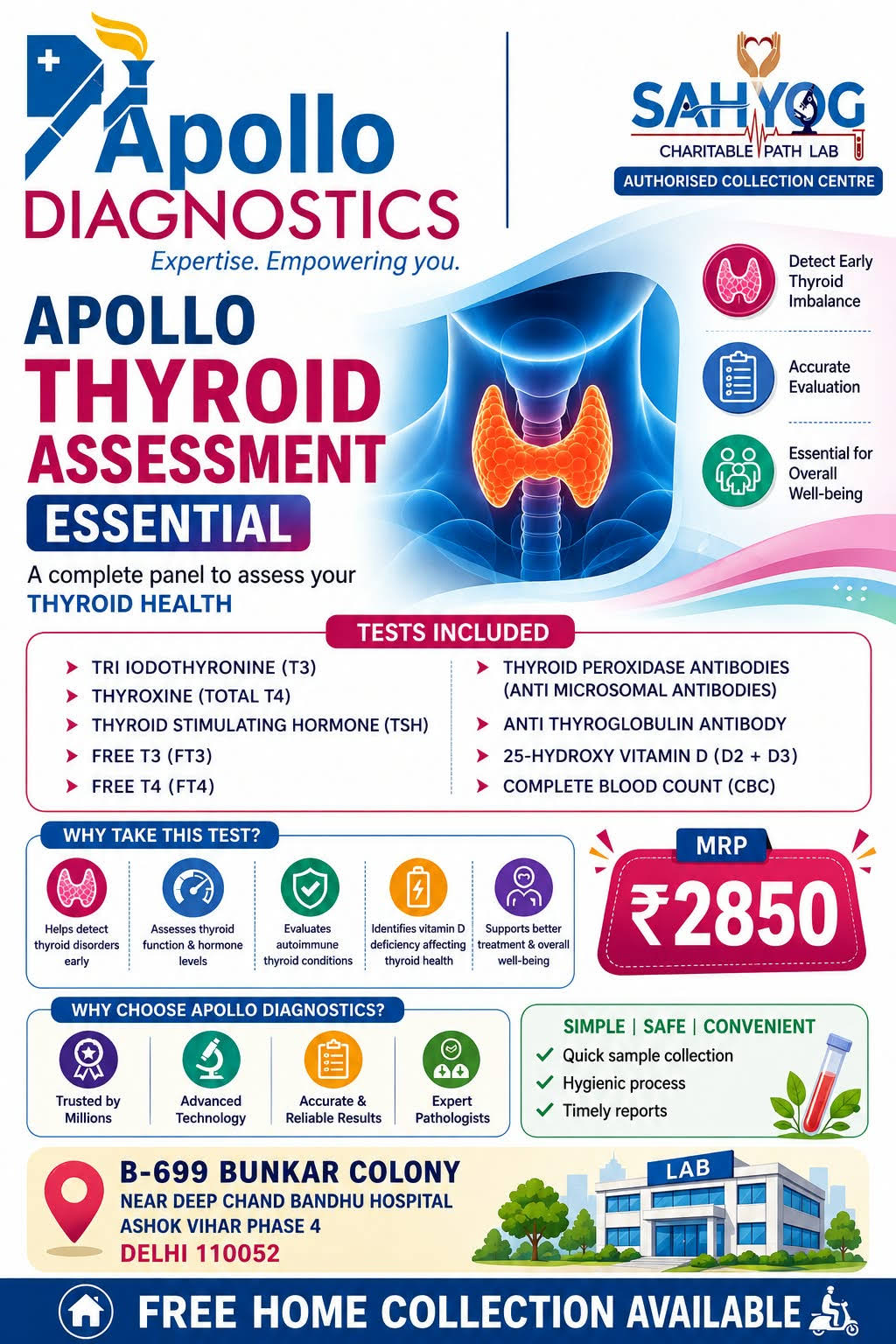 APOLLO THYROID ASSESSMENT ESSENTIAL product image