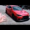Lancer gt vs civic fd2 1st laps. 1