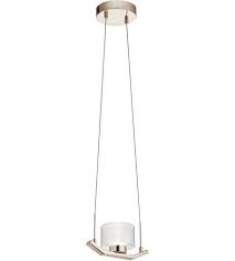 The latest industrial style pendant lighting and fun funky retro designed pendant lighting. Kichler 44348pnled Lasus Led 11 Inch Polished Nickel Mini Pendant Ceiling Light
