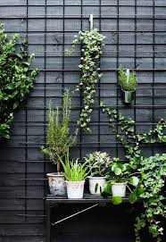 afbeeldingsresultaat voor zwarte schutting tuin ideeen tuin tuin muur ideeen