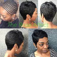 27 piece hairstyle, which is also known as the quick weave, is a technique that is often used to achieve short hairstyles like pixie without actually chopping the hair. Razor Cut Short Sew In Weave Hairstyles Novocom Top