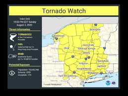 4 hours ago · a watch means tornadoes are possible and that the area should be prepared in case one develops. Tornado Watch In Effect For Parts Of Upstate New York Newyorkupstate Com