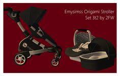 Emysimss 4moms Origami Stroller Set 3t2 Sims Baby Sims 4 Toddler Sims 4