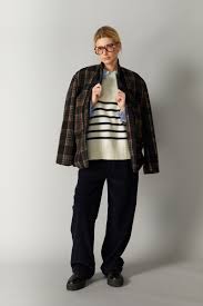 JACOB Oversized checked blazer jacket