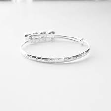 Black And White Bracelet Baby New 925 Sterling Silver Baby Infant Anklet Baby Bracelet Baby Shower Favors Gift For Your Lovely Baby Gorgeous Anklet Great Baby Bracelet Baby Keepsake Silver