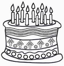 White, pink, chocolate, strawberry red are the best choices, especially for preschool children. Printable Birthday Cake Coloring Home