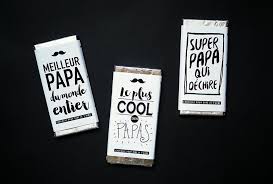Fete Des Peres 10 Diy Et Printables Pour Les Supers Papas Fete Des Peres Emballage Chocolat Boite A Papa