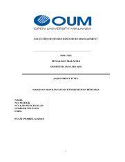We did not find results for: Mpu2363 Pengajian Malaysia Docx Faculties Of Human Resources Management Mpu 2363 Pengajian Malaysia Semester Januari 2020 Assignment Title Wawasan Course Hero