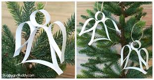 Pick out nice, even pine cones with a pleasing. Paper Strip Angel Ornament Christmas Craft With Free Template Buggy And Buddy