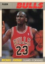 1986 fleer sticker michael jordan #8; Top Michael Jordan Base Cards List Gallery Buying Guide Analysis