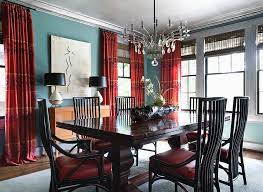 Get inspiration for how to decorate a dining room with black, white & red colors. How To Create A Sensational Dining Room With Red Panache