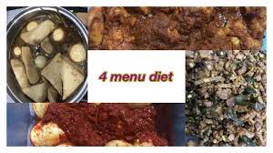 Menu makanan adalah susunan makanan yang dimakan oleh seseorang untuk sekali makan atau untuk sehari. 4 Menu Diet No Oil No Santan No Gula No Tepung Dan No Kacang Mydailyroutine Vlog 67 Youtube