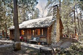 Guests can enjoy views of the nearby mountains and lily rock. Rustic Cabin Rental In Idyllwild California