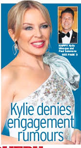 Kylie denies engagement rumours