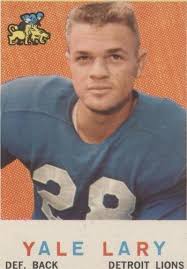 1959 Topps #131 YALE LARY Detroit Lions EX