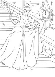 Coloring Page Cinderella Cinderella Prinses Kleurplaatjes Kleurplaten Assepoester