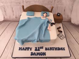 Handsome Boy Birthday Cake For Teenager Boy Images Lazy Boy In Bed Cake Bed Cake Happy 21st Birthday 21st Birthday