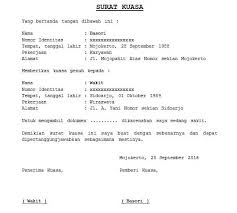 18 contoh surat dinas resmi sekolah perusahaan dan lainnya. 30 Contoh Surat Kuasa Perwakilan Pengurusan Pengambilan Terlengkap Doc Terupdate