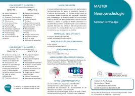 Psychologie cognitive, psychologie du développement, psychologie sociale, psychologie clinique et psychopathologie. Neuropsychologie L Universite Paris Descartes