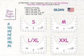 T Shirt Alignment Tool 4 Variation Size 1041812 Cut Files Design Bundles
