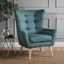 Barone Wingback Chair Furniture Living Room Chairs Club Chairs
