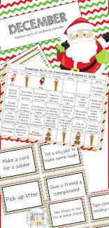 Free Christmas Calendar Random Acts Of Kindness Ideas Printable Cards Natural Beach Living Christmas Calendar December Calendar Advent Calendars For Kids