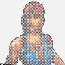 Fortnite character skin art managers: Hama Beads Pixel Art Personajes Fornite Diyouverse