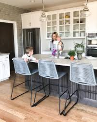 Its seat is made up of oak wood, which is a little curved for good grip. The Best Bar And Counter Stools For Your Kitchen Island First Thyme Mom