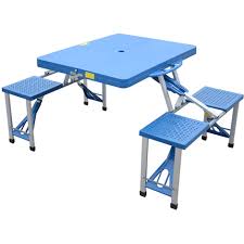 .table de camping table 240 cm,barnum table de camping table 240 cm xxl table pliante non adapté pour la vente au détail, comme une boîte non imprimée ou une poche en plastique. Table De Camping Pique Nique Pliante Portable En Plastique Avec 4 Sieges Bleu
