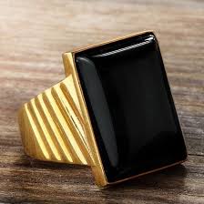 Black Onyx Men S Ring In 10k Yellow Gold Natural Stone Ring For Men Ringforman Mensaccessories Mensje Stone Rings For Men Rings For Men Stone Rings Natural Free shipping on many items | browse your favorite brands | affordable prices. stone rings for men