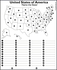 Playing the us states quiz by matt. Us Map With States And Capitals Printable