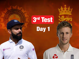 India v england test series 2021. Highlights India Vs England 3rd Test India 99 3 At Stumps On Day 1 Trail England By 13 Runs The Times Of India