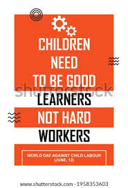 As we observe world day against child labour 2021. Shutterstock Puzzlepix