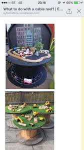 F59308fa15ccce55e48e8797ce44d271 Jpg 640 1 136 Pixels Mesa Carretel Espacos De Crianca Carretel De Madeira