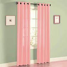 They are made from a premium polyester to resemble the look of silk and come complete with a pair of matching tie backs. Amazon Com Sapphire Home 2 Panel Faux Silk Solid Curtain Drapes W Grommet 84 Length Solid Color Curtain Panels For Any Bedroom Or Patio Door Non Blackouts Semi Sheer Panels Myra 84 Light Pink Home