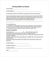 Thirty days is typical, but check your state law for the specific notice requirements. Notice Vacate To Letter And What To Write Inside It Being A Landlord Eviction Notice 30 Day Notice To Vacate