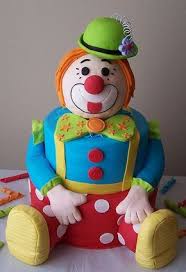 Seker Hamurundan Pasta Modelleri Clown Cake