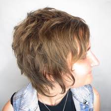 When going short, this type of tapered short cut is easy to put together, grows out well on salt and pepper hair, and gives a lift in the crown and a beautiful framing around the face. 50 Short Shag Haircuts To Request In 2021 Hair Adviser