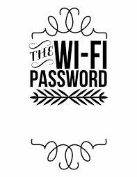 I Have A Freebie For You Life Love Lauren Guest Room Wifi Password Printable Guest Bedroom
