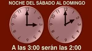 En la noche del sábado 30 al domingo 31 de octubre de 2021. Cambio De Hora Cambio De Hora Cuando Y A Que Hora Entrara El Horario De Invierno 2019 2020