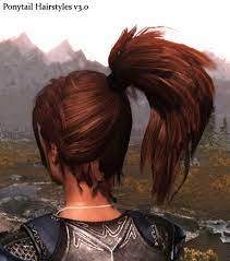 Ponytail Hairstyles V3 0 At Skyrim Nexus Mods And Community