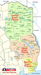 The road map above shows you the route to take to your destination. East Texas Maps Maps Of East Texas Counties List Of Texas Counties