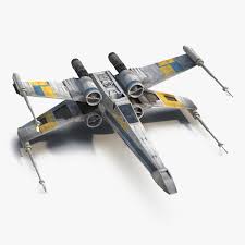 Star Wars X Wing Starfighter Blue 3d Model Ad Wing Wars Star Model X Wing Starfighter Starfighter Minimalist Business Cards