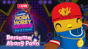 Oh didi, tetamu didi, tik tok. Live Bersama Abang Paan Bercerita Tentang Konsert Hora Horey Wayang Didi Friends Youtube