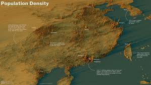 Thời tiết đài loan vào mùa đông. Map Of China Population Density Full Map