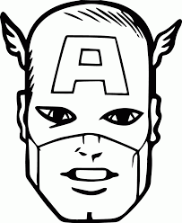 In case you don\'t find what you are looking for, use the top search bar to search again! Captain America Face Coloring Pages Coloring Home